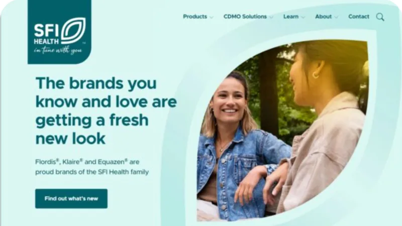 SFI Health homepage: The brands you know and love are getting a fresh new look